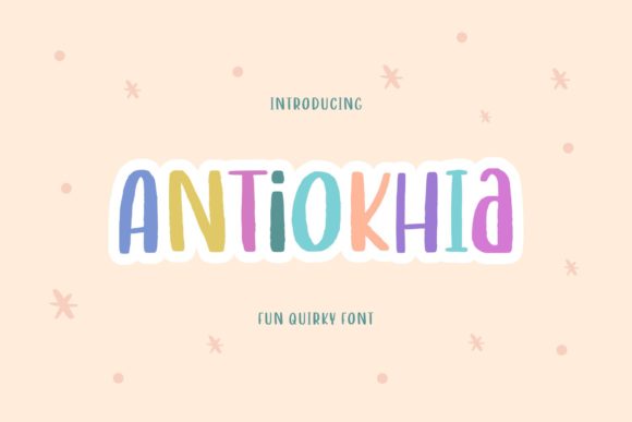 Antiokhia: A Quirky Display Font