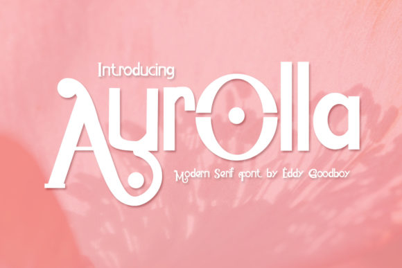 Aurolla: A Bold Display Font for Creative Campaigns