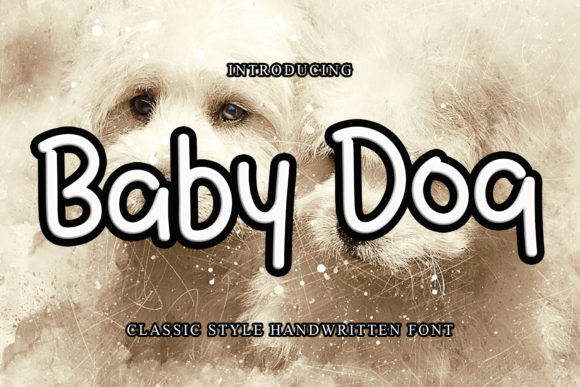 Baby Dog Font: A Sweet Display Choice