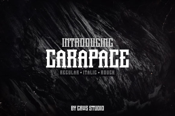 Carapace: A Bold Display Font