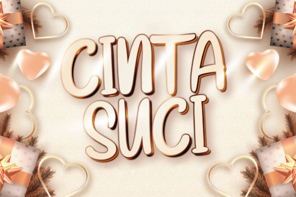 Cinta Suci: A Stylish Display Font
