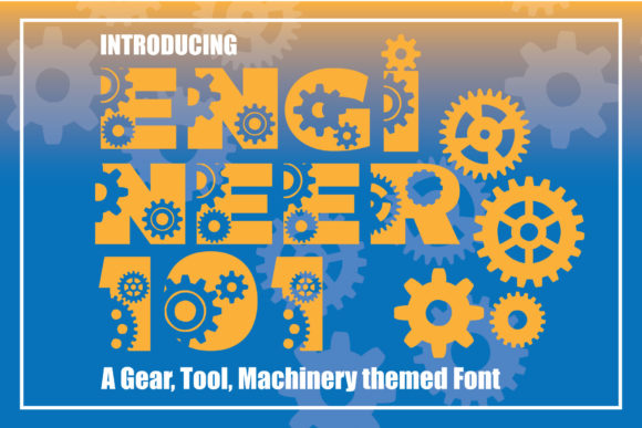 Engineer: A Playful Display Font