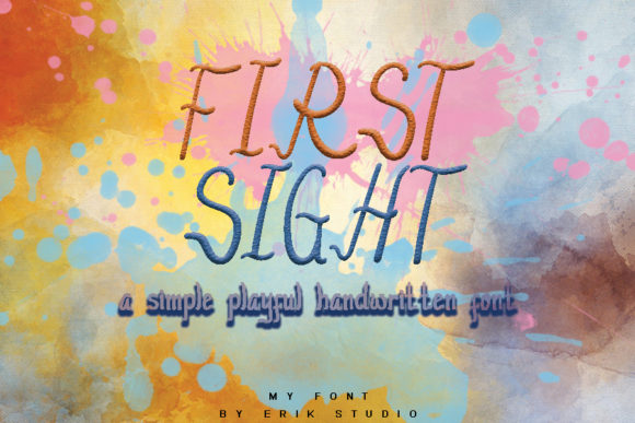 First Sight Font for Editorial Design