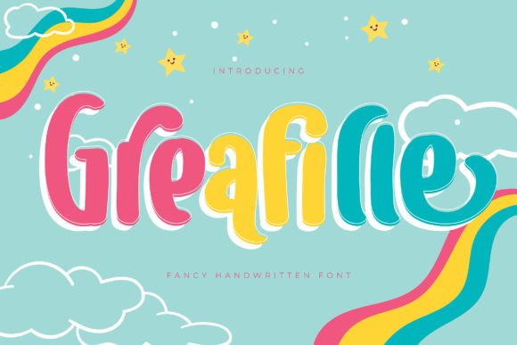Greafille: A Trendy Display Font for Web Design