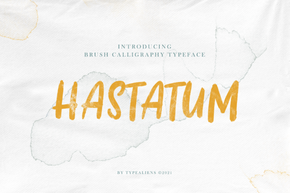 Hastatum: A Friendly Display Font