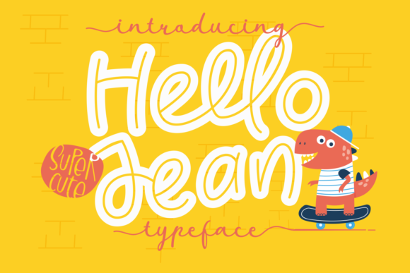 Hello Jean Font: A Friendly Display Type