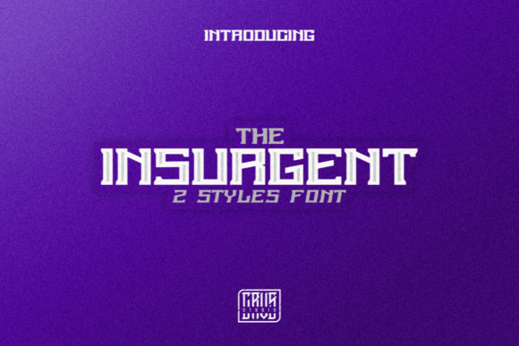 Insurgent: A Bold Display Font