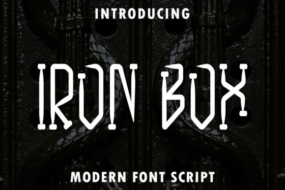 Iron Box: A Sharp Display Font