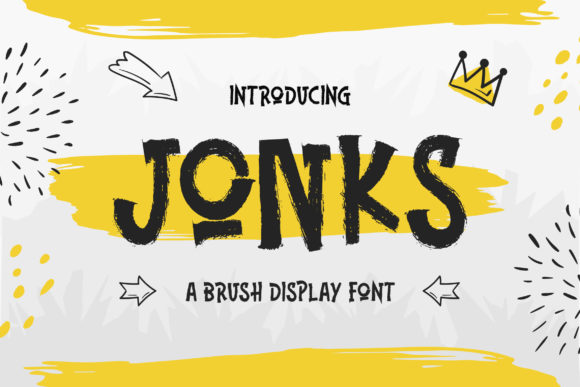 Jonks: A Bold Font for Creative Makers