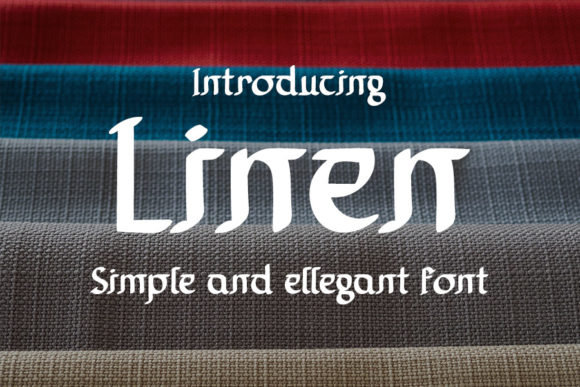 Linen: A Bold Display Font