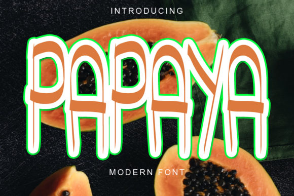 Papaya: A Fun Font for Business Branding