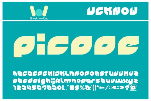 Picaae: A Stylish Display Font for Creative Projects