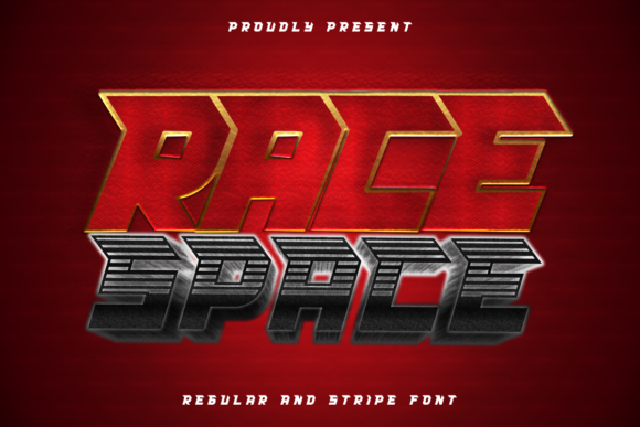 Race Space Font for Creative Projects