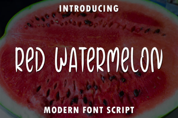 Red Watermelon Font Review