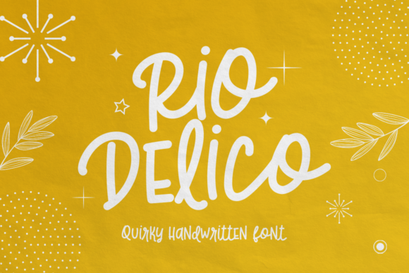 Rio Delico: A Cheerful Display Font
