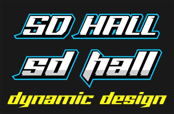Sd Hall: A Bold Display Font for Web Design