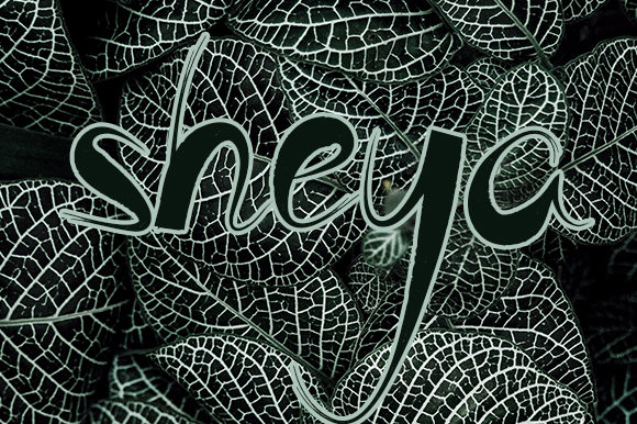 Sheya: A Fun and Friendly Display Font
