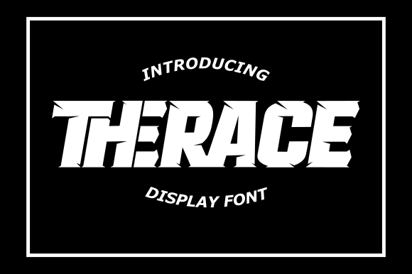 Therace: A Bold Display Font for Dynamic Campaigns