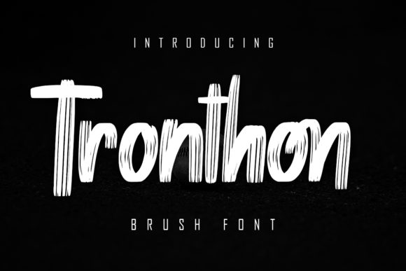 Tronthon: A Creative Display Font