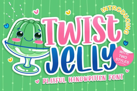 Twist Jelly Font for Web Design