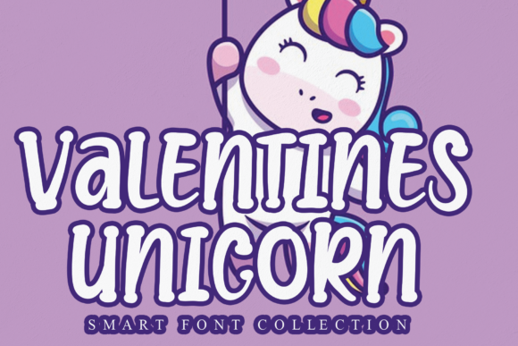 Valentines Unicorn: A Bold, Whimsical Display Font