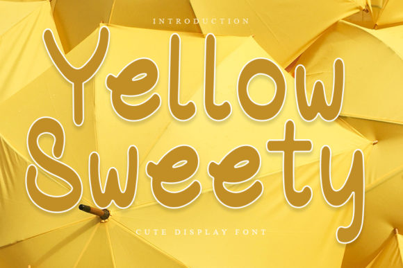 Yellow Sweety: A Bright Font for Creative Projects